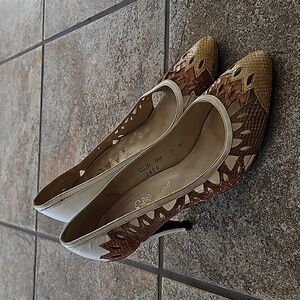 Rosina Ferragamo Schiavone heels 2696 Ellen Ana 7M authentic